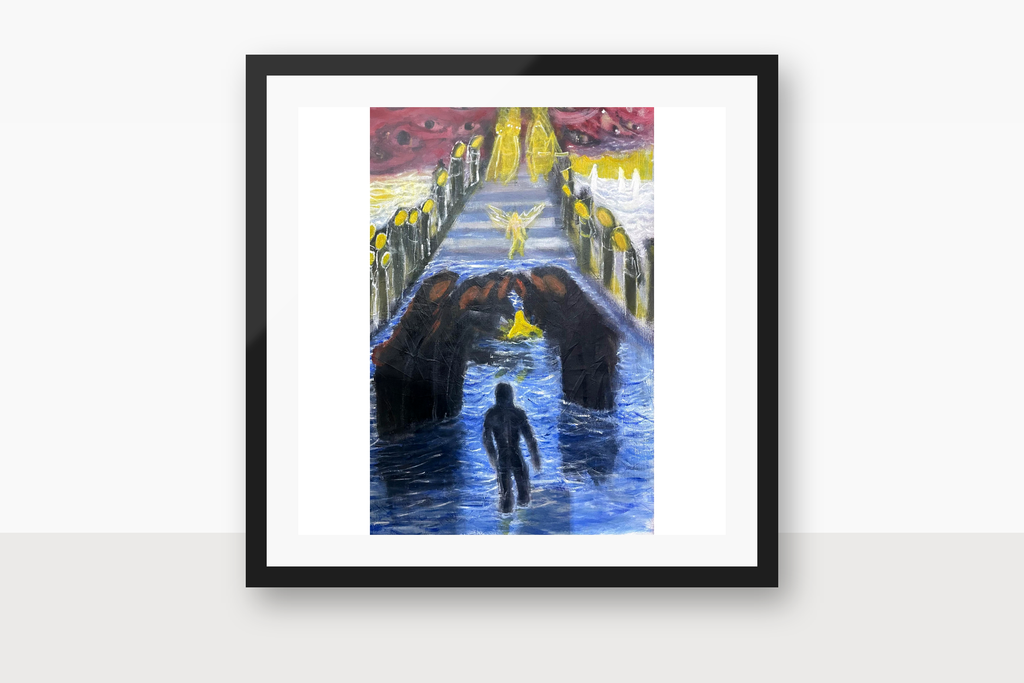 The Crossing — A Study of Transformation (Original Canvas & Fine Art Prints)