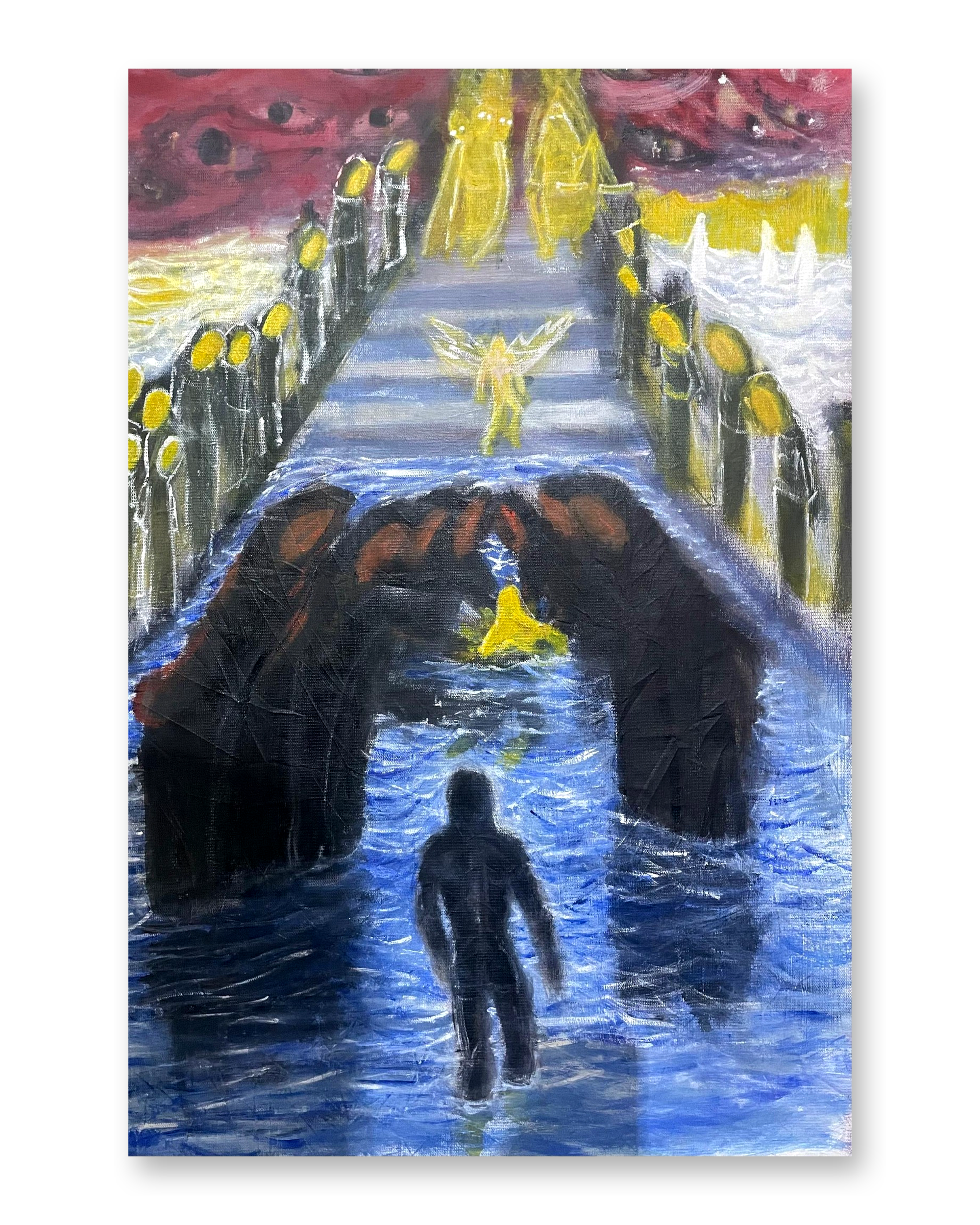 The Crossing — A Study of Transformation (Original Canvas & Fine Art Prints)