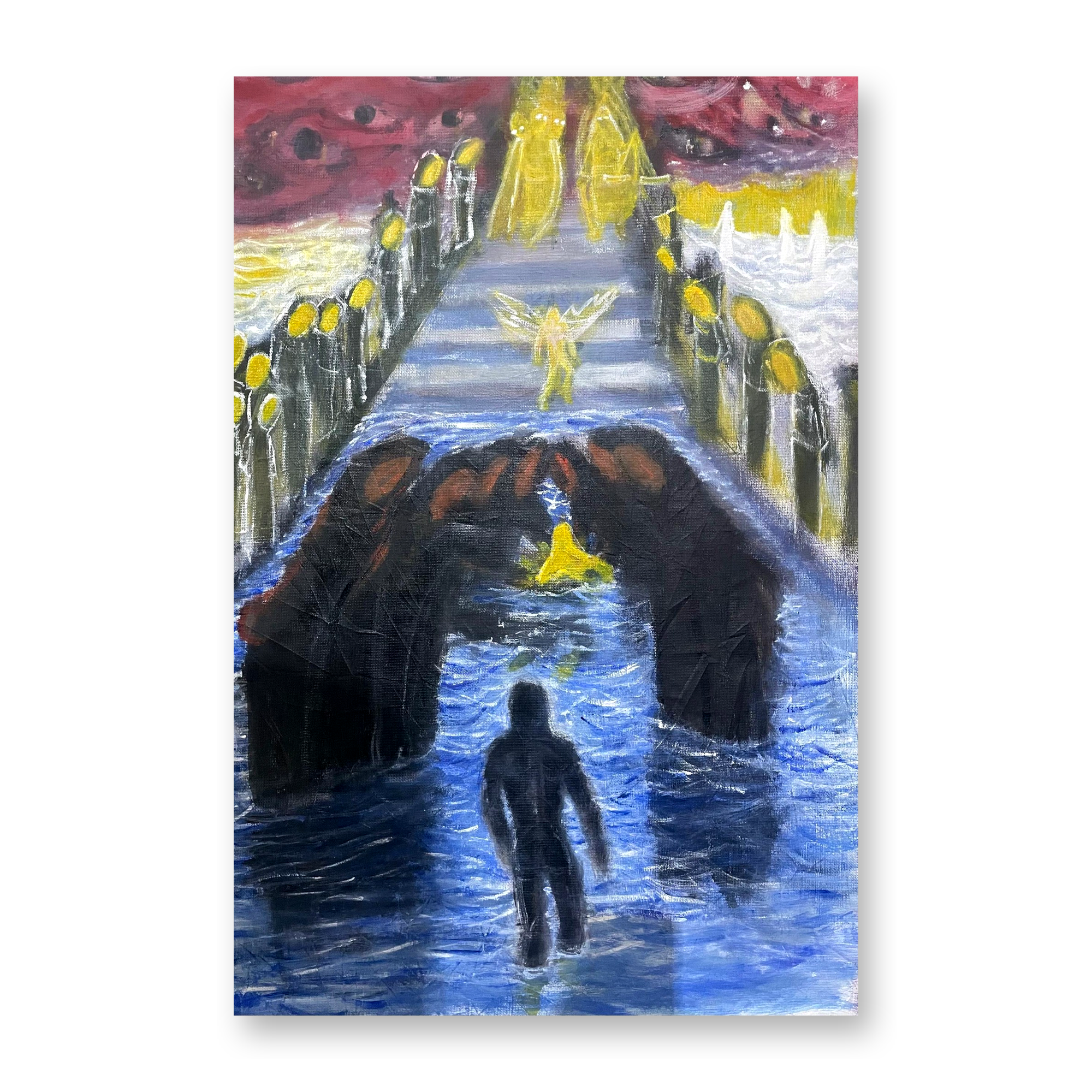 The Crossing — A Study of Transformation (Original Canvas & Fine Art Prints)
